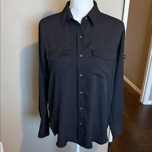 LOFT Classic Black Shirt